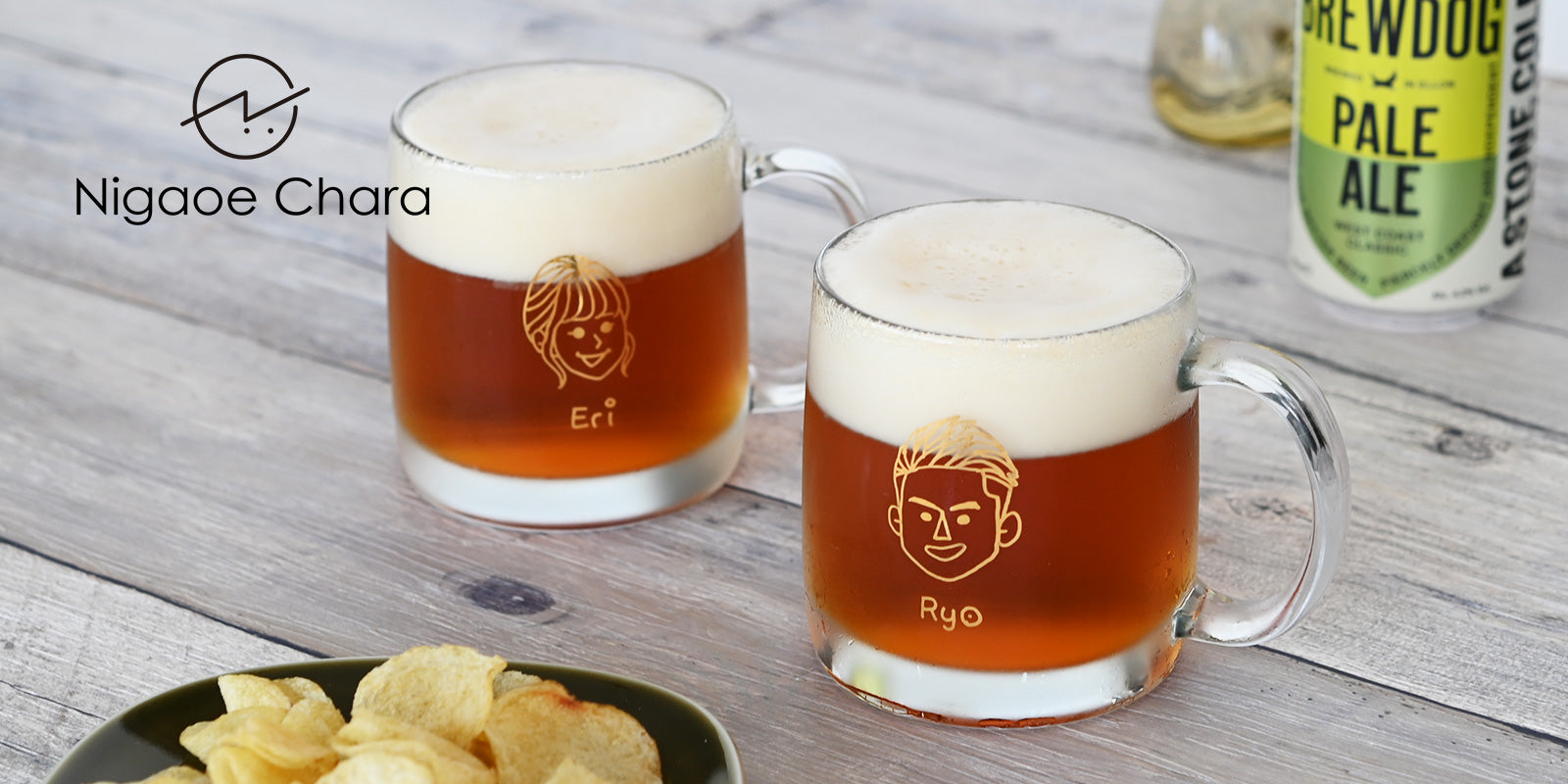 似顔絵マグカップ(にがおえキャラ・シリーズ)