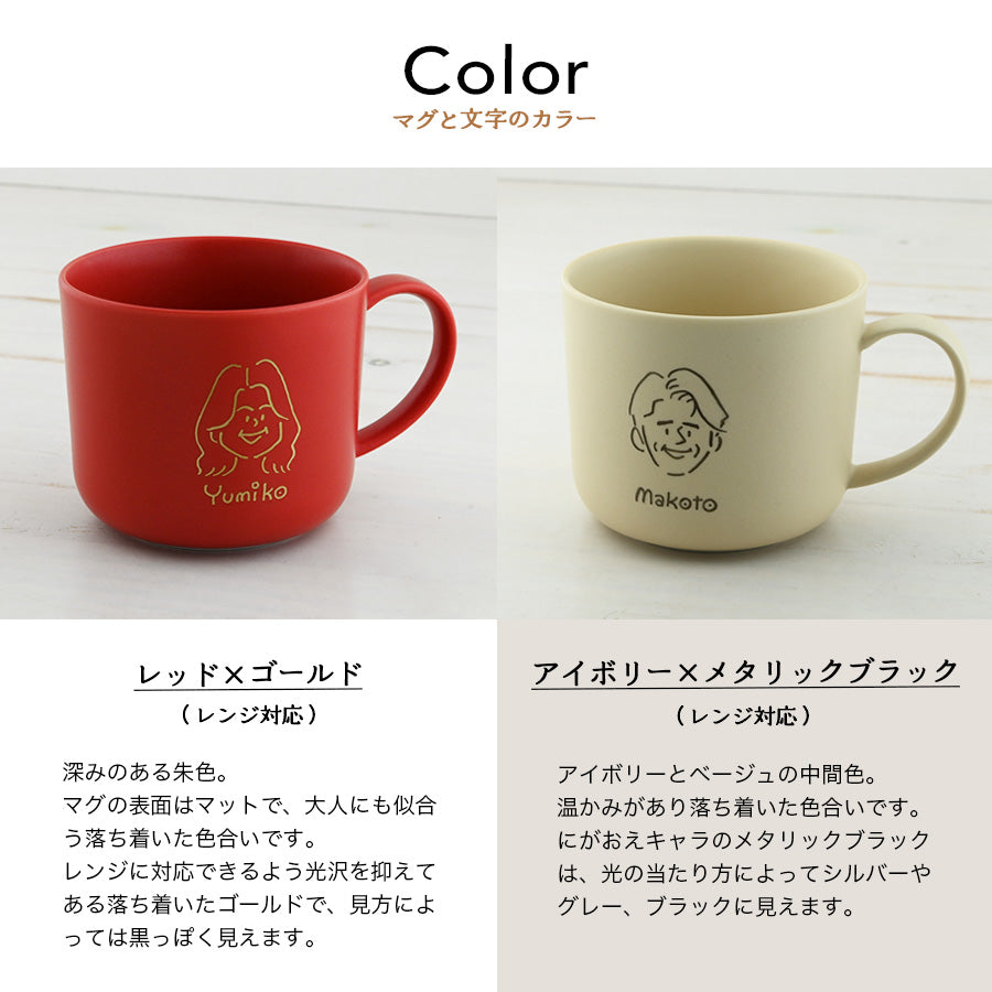 還暦祝い・にがおえキャラ・マディマグのカラー