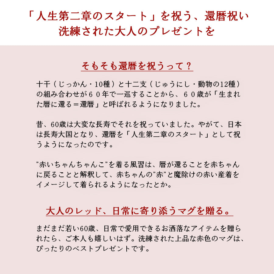 名入れマグカップ 【還暦祝い専用サインド・アポロマグ】 還暦祝いに大人気!(メッセージカード・ギフトBOX付き)