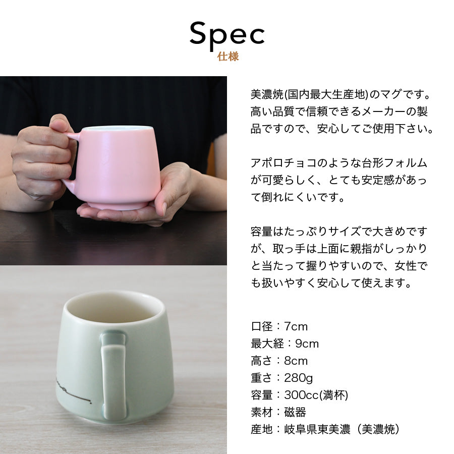 サインド・アポロ*名入れマグカップ(オリジナルギフトBOX付き) コーヒーカップ 送別 退職 還暦祝い 誕生日 記念日 おしゃれ