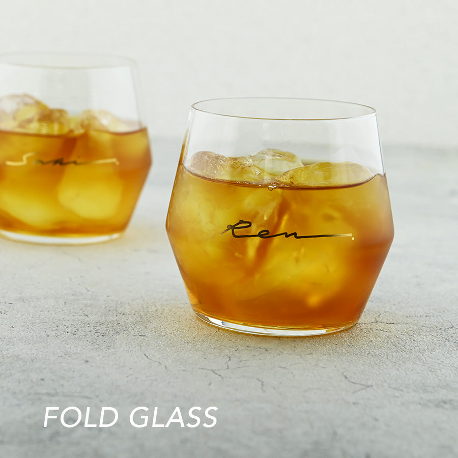 サインド・フォールド*ペア名入れグラス(2個セット・ギフトBOX付き) 結婚祝い 記念日 お揃い おしゃれ