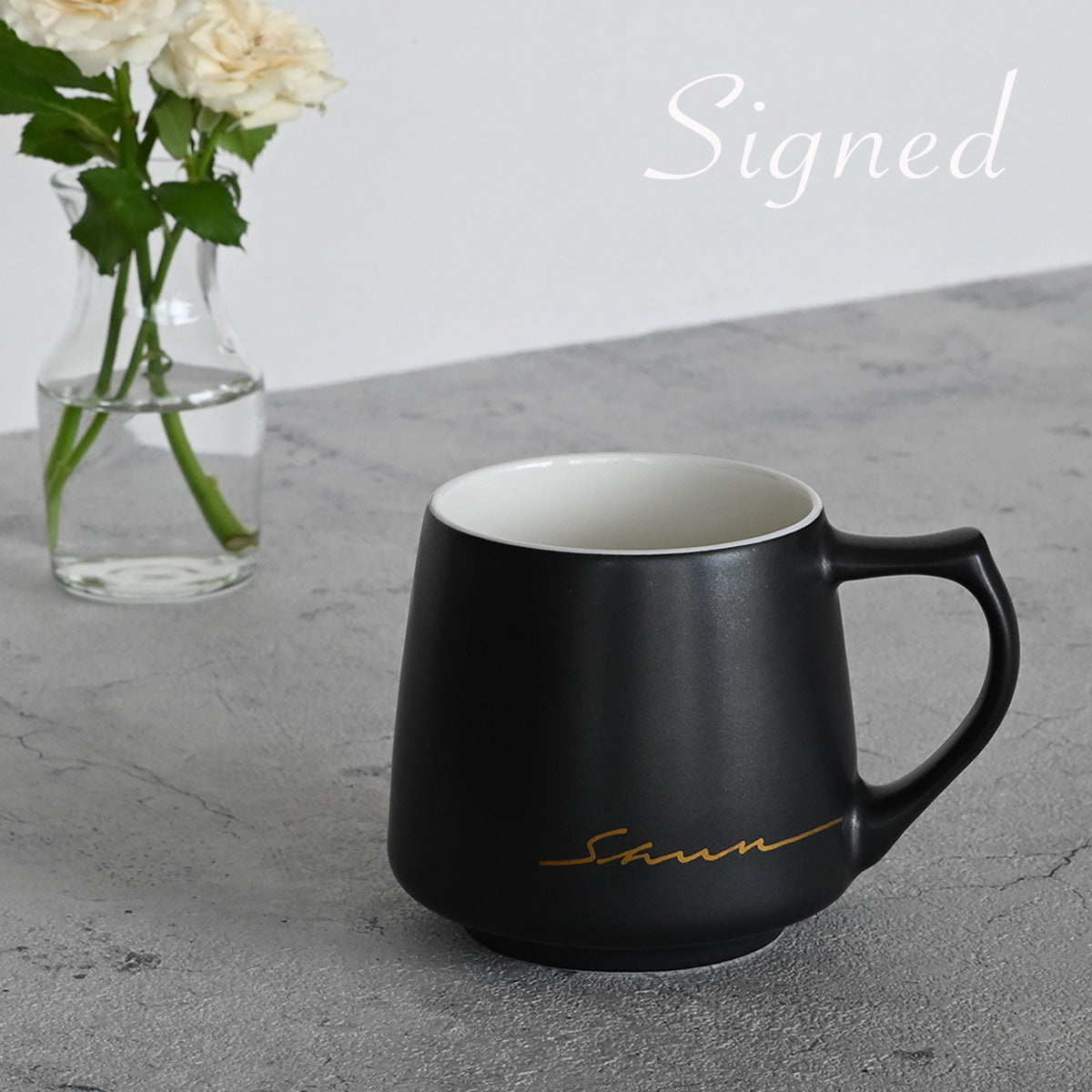 サインド・アポロ*名入れマグカップ(オリジナルギフトBOX付き) クリスマスプレゼント コーヒーカップ 送別 退職 還暦祝い 誕生日 記念日 おしゃれ