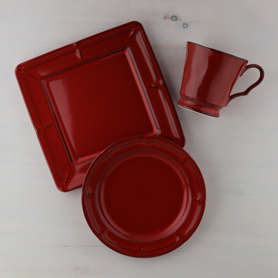 サインド・フレンチシャビー*名入れマグ&プレート2種 食器セット(計3点・ギフトBOX付き) 還暦祝い 誕生日 記念日 おしゃれ 送別記念品 - オーダーギフト ももやま 本店