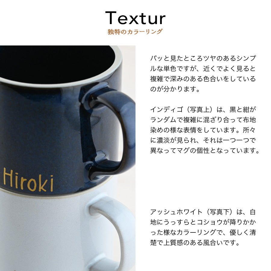 サインド・マッシュ＊名入れマグ＆プレート2種 食器セット（計3点・ギフトBOX付き） 還暦祝い 誕生日 記念日 おしゃれ 送別記念品 - オーダーギフト ももやま 本店