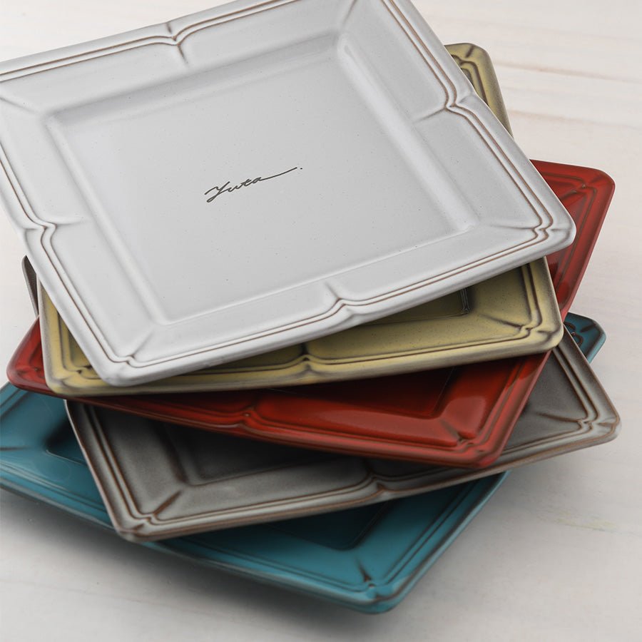 サインド・フレンチシャビー*名入れマグ&プレート2種 ペア食器セット(計6点・ギフトBOX付き) 結婚祝い 還暦祝い 記念日 おしゃれ - オーダーギフト ももやま 本店