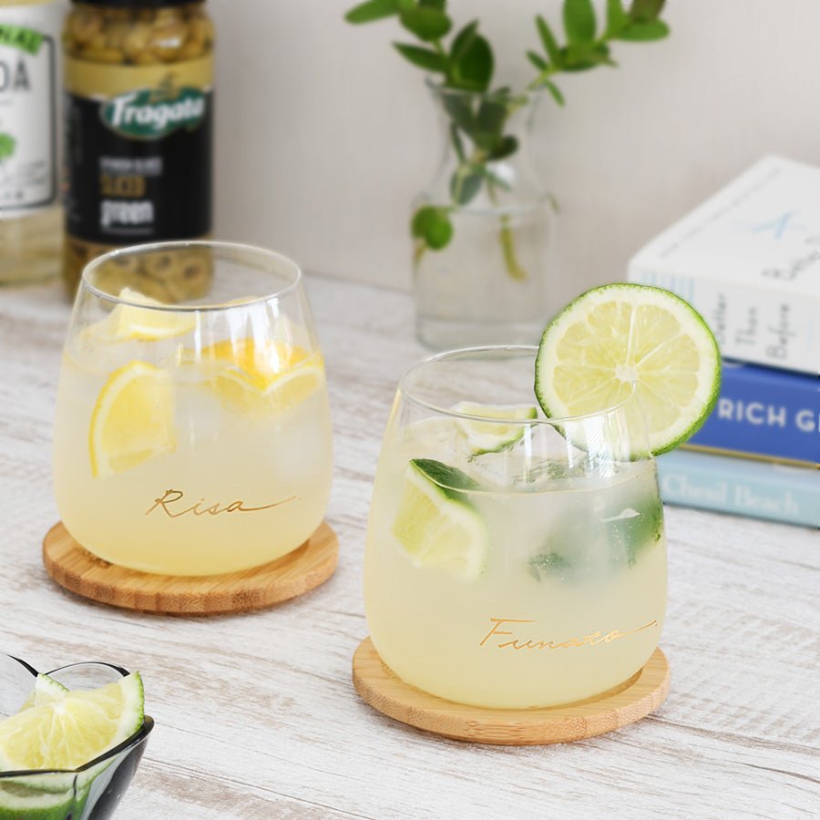 サインド・コルト*ペア名入れグラス(2個セット・ギフトBOX付き) 結婚祝い 記念日 おしゃれ お揃い - オーダーギフト ももやま 本店