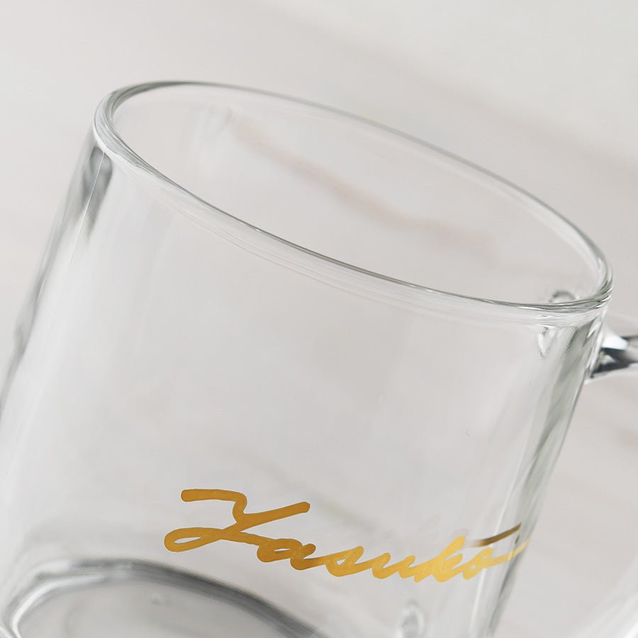 サインド・ビアジョッキ*ペア名入れグラス(2個セット・ギフトBOX付き) 結婚祝い 記念日 おしゃれ お揃い - オーダーギフト ももやま 本店