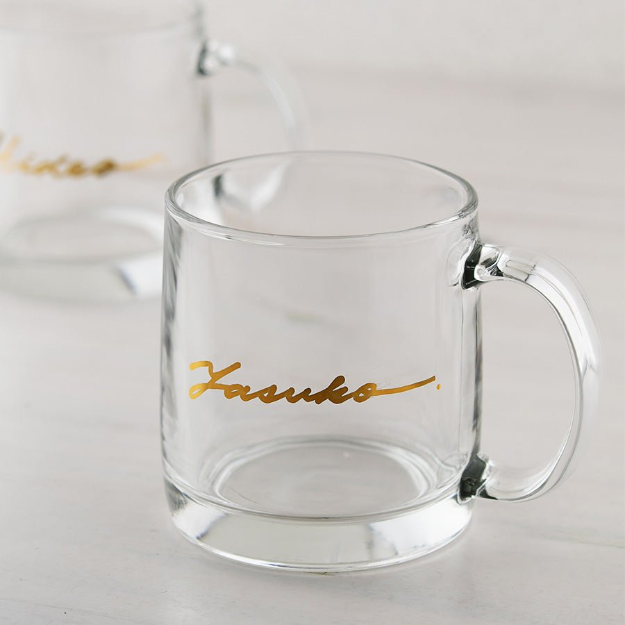 サインド・ビアジョッキ*ペア名入れグラス(2個セット・ギフトBOX付き) 結婚祝い 記念日 おしゃれ お揃い - オーダーギフト ももやま 本店