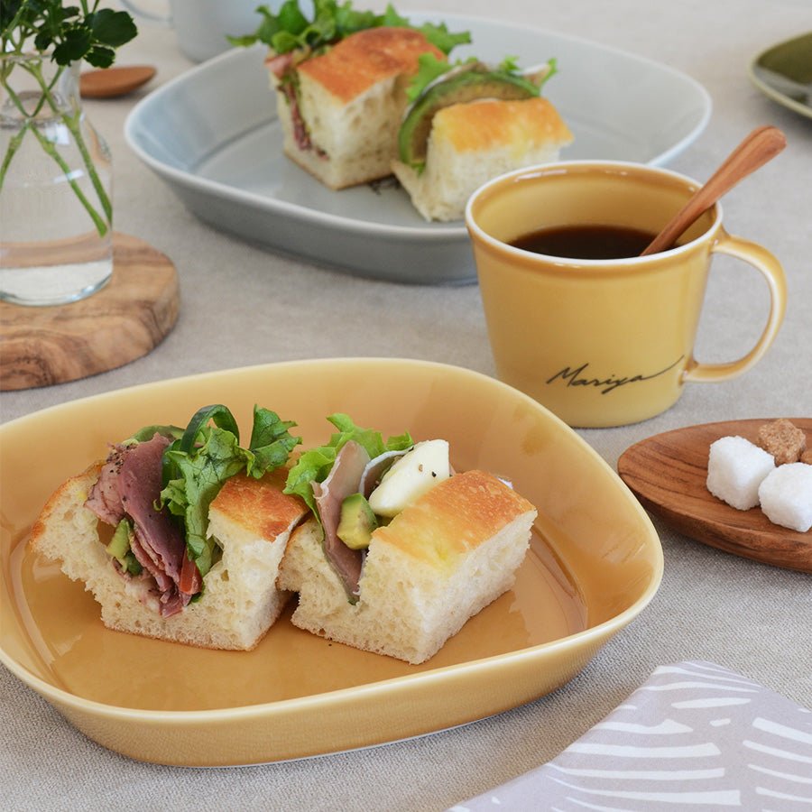 サインド・ナチュラリー*名入れマグ&プレート ペア食器セット(計4点・ギフトBOX付き) 結婚祝い 還暦祝い 記念日 おしゃれ - オーダーギフト ももやま 本店