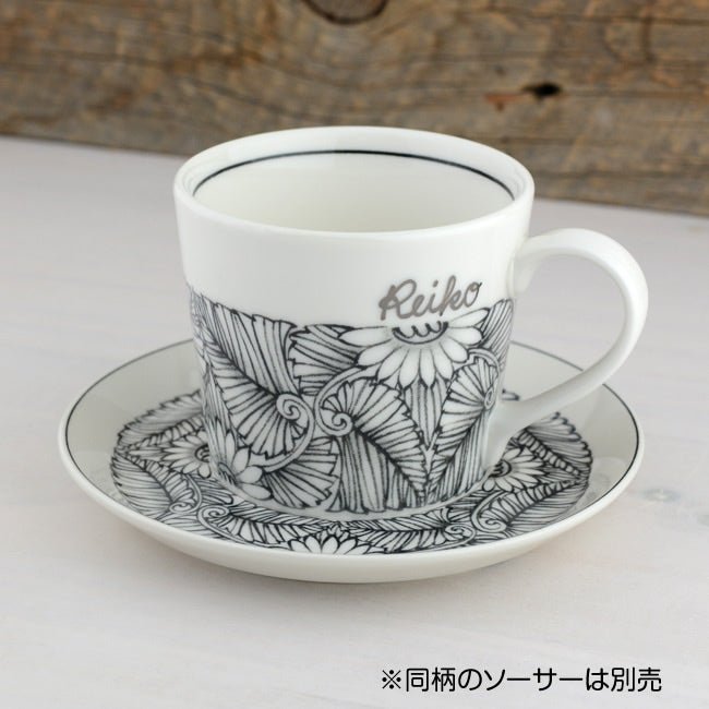 サインド・フラワー*名入れマグカップ+ドリップコーヒー(6パック・ギフトBOX付き) 還暦祝い 誕生日 記念日 おしゃれ 送別記念品 - オーダーギフト ももやま 本店