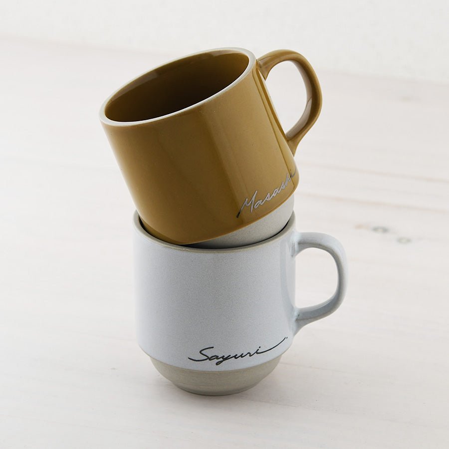 サインド・マッシュ*名入れマグカップ+ドリップコーヒー(6パック・ギフトBOX付き) 還暦祝い 誕生日 記念日 おしゃれ 送別記念品 - オーダーギフト ももやま 本店