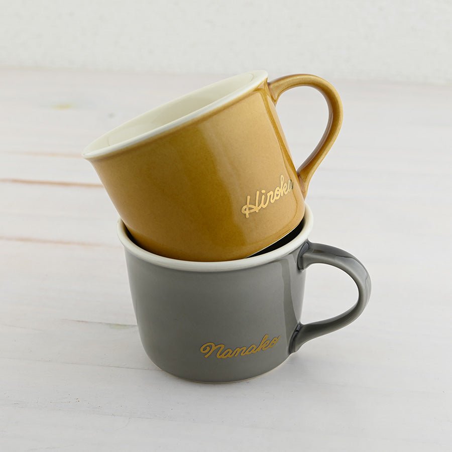 サインド・フルール*名入れマグカップ(ギフトBOX付き) 還暦祝い 誕生日 記念日 おしゃれ 送別記念品 - オーダーギフト ももやま 本店