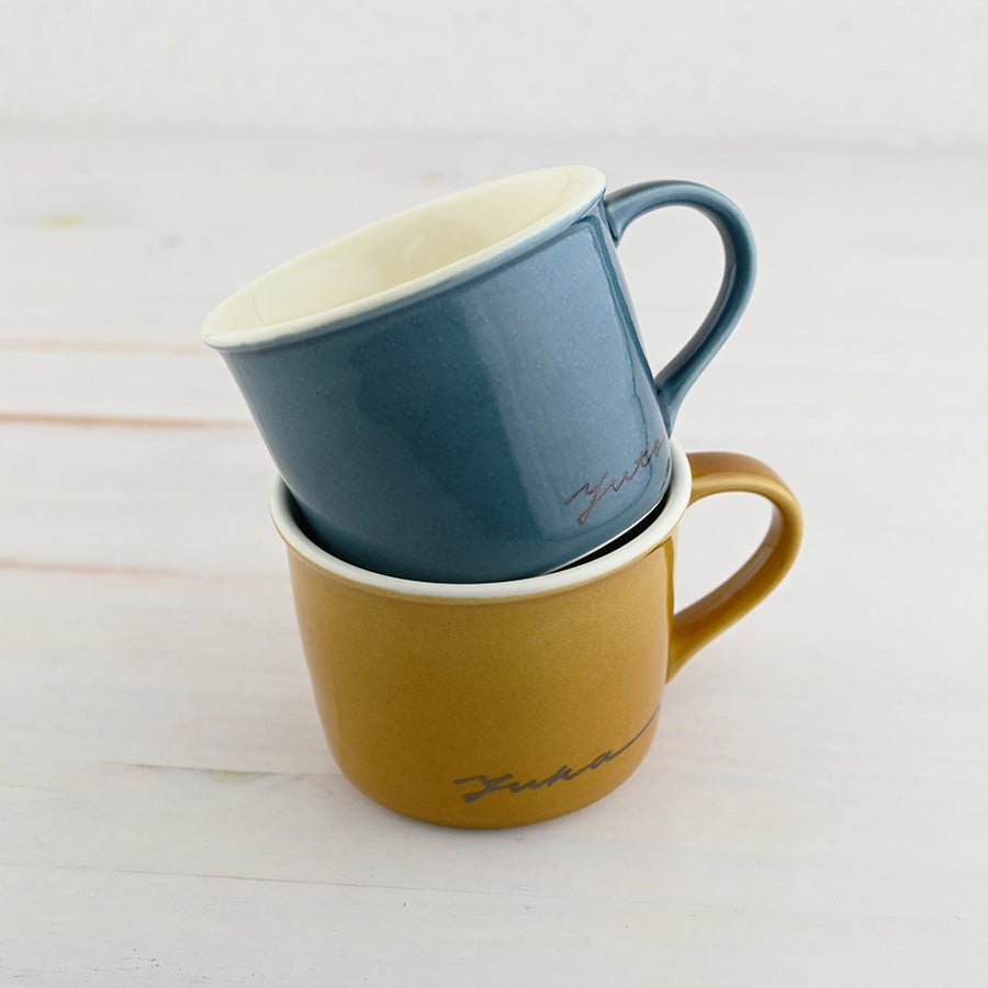 サインド・フルール*名入れマグカップ(ギフトBOX付き) 還暦祝い 誕生日 記念日 おしゃれ 送別記念品 - オーダーギフト ももやま 本店