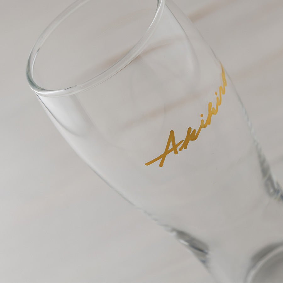 サインド・ビアグラス*名入れグラス(ギフトBOX付き) 還暦祝い 誕生日 記念日 おしゃれ 送別記念品 - オーダーギフト ももやま 本店