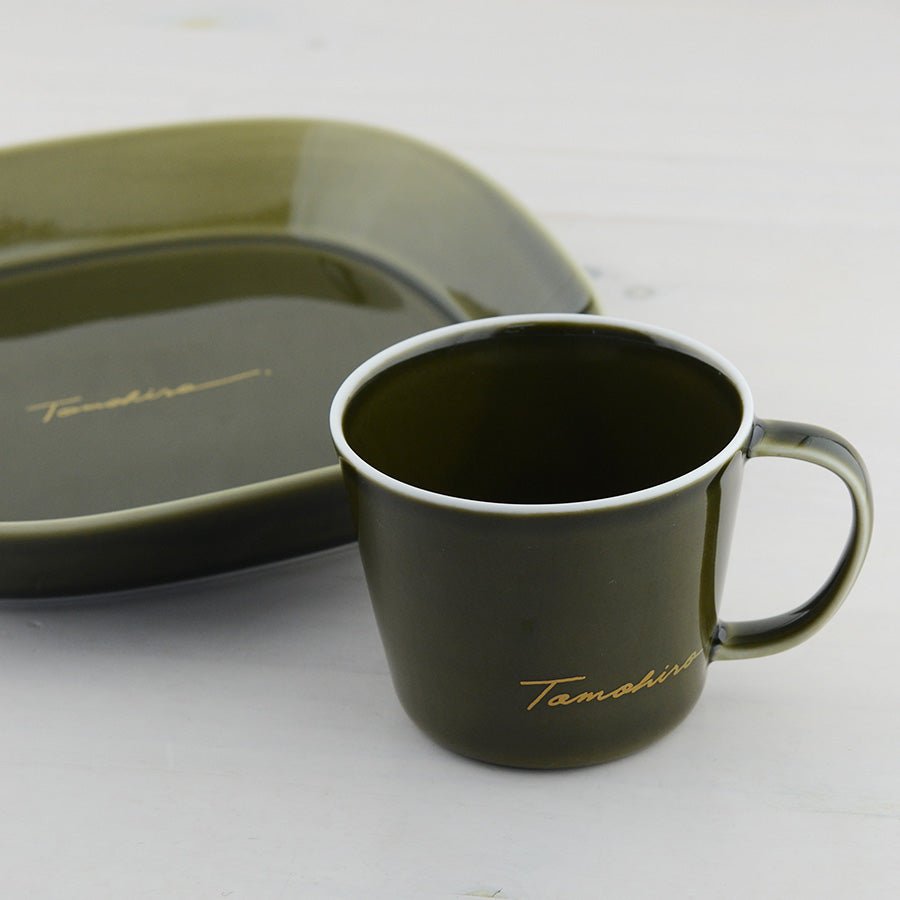 サインド・ナチュラリー*名入れマグ&プレートL 食器セット(計2点・ギフトBOX付き) 還暦祝い 誕生日 記念日 おしゃれ 送別記念品 - オーダーギフト ももやま 本店