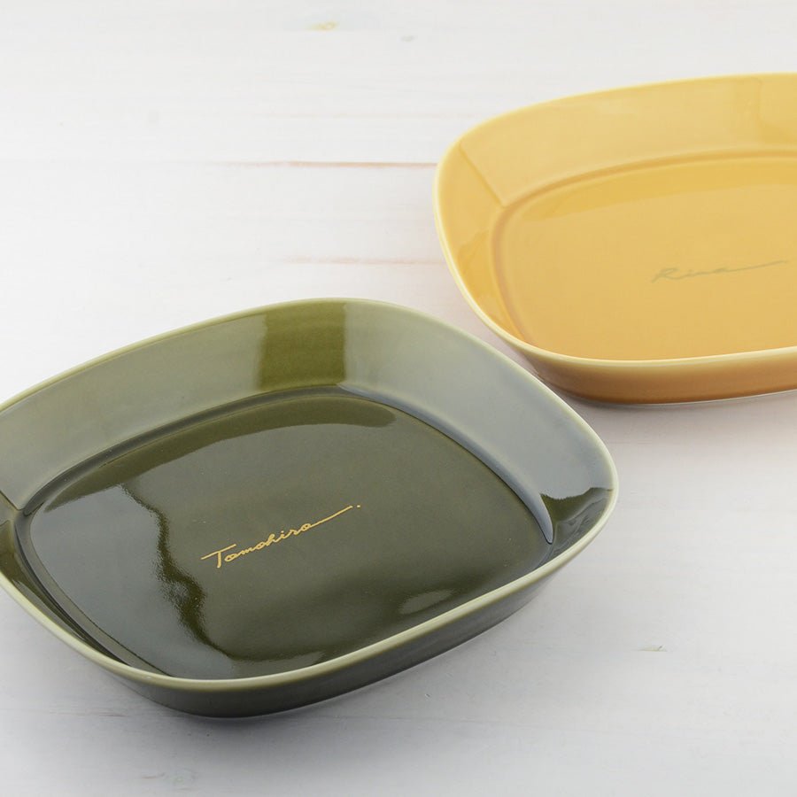 サインド・ナチュラリー*名入れマグ&プレートL 食器セット(計2点・ギフトBOX付き) 還暦祝い 誕生日 記念日 おしゃれ 送別記念品 - オーダーギフト ももやま 本店