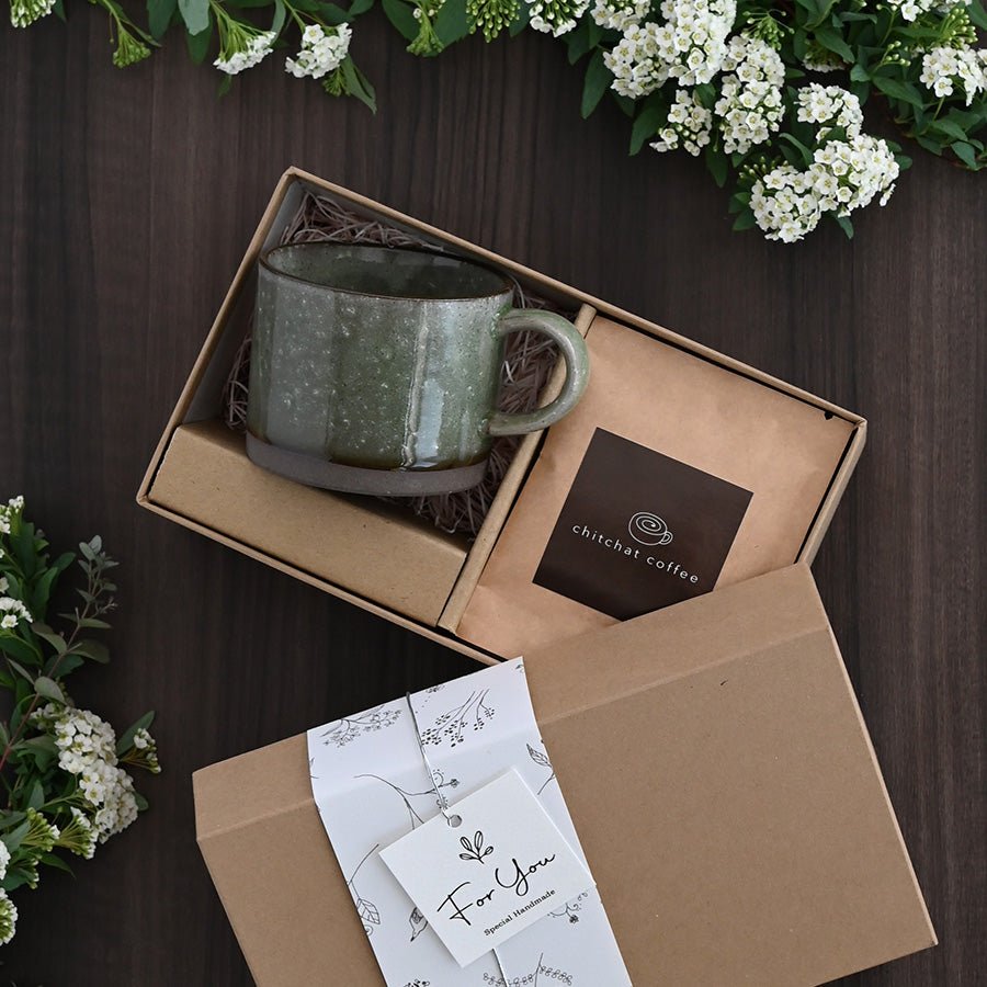 SARAKU・アースカラー*マグカップ+ドリップコーヒー(6パック・ギフトBOX付き)還暦祝い 誕生日 記念日 おしゃれ 送別記念品 - オーダーギフト ももやま 本店