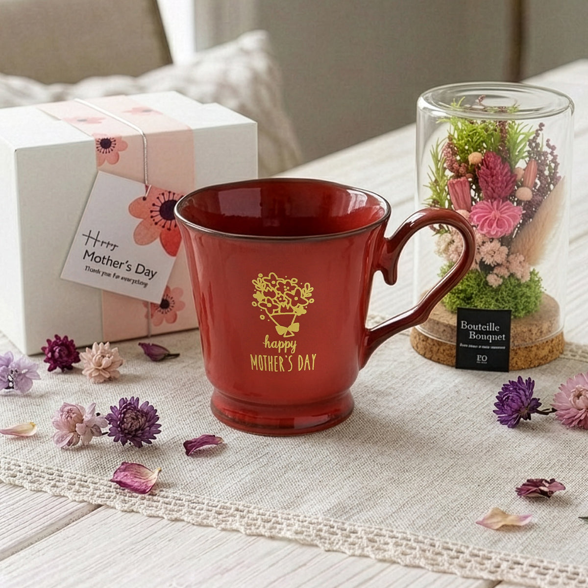 母の日 父の日 マグカップ【すぐ発送 ORIGINALS 母の日マグカップ】 還暦祝い、誕生日プレゼントにも大好評！（メッセージカード・ギフトBOX付き）